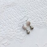 パイライト*ヴィンテージフランス*サージカルステンレスピアス*no.735の画像