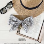 おしゃれな 大人の モロッコスタイル 刺繍 モノトーン 綿 夏 保冷剤 冬 カイロ ネッククーラー スカーフの画像