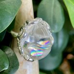 アイリスクォーツsilverリング(送料無料)の画像