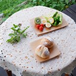 ハンノキ(榛の木)の長皿・角皿セット　の画像