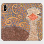 石を落とした日｜ダチョウ・パルダス｜帯なし手帳型iPhoneケースの画像