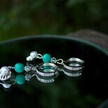 シェルピアス　シルバー　ターコイズの画像