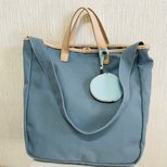 11号帆布2wayトートバッグ・ブルーSALE¥12800→7980の画像