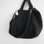 SimpleBlack×cotton 2wayBagの画像