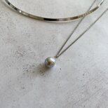 Simple Metal Necklaces　ステンレスチョーカーレイヤードネックレス　2本Set
