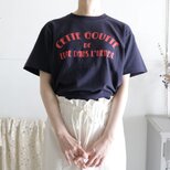CETTE Tシャツ/ネイビー×レッドの画像