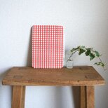 「 tokimeki gingham check（ ストロベリー ）」＜ iPadケース ＞の画像