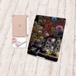 手帳型iPadケース【バックカバー：ソフトタイプ】片面印刷/カメラ穴有【花火Ⅱ（HANABIⅡ）】の画像