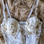 コルセットブラジャー Whiteの画像