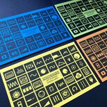 【ポストカード】シンセアイコンポストカード4枚セット　Vivid Tone Setの画像
