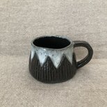 黒富士山コーヒーカップの画像