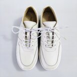 本革スニーカー　ハンドメイド　無料サイズ調整　◇24.5-28cm◇の画像