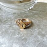 RA131-【 AVON 】エイボン・ヴィンテージリング 1980s Gold Tone Rhinestone Ring