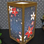 ◆華燭の宿り木=「夜宴舞踏会」／LED昼白色･桧枠造・フイルム加工・軽量／至福の灯火!!