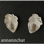 【西ドイツ製　１９４０年代　ビンテージ　苺　イチゴ　の　ピアス】