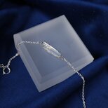 氷翡翠の飾り窓ブレスレット シルバー925 silver