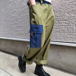 『はくだけで決まる！』バレルレッグパンツ♥コットン100%