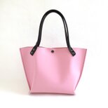 NEWライン♪《牛革》ロングハンドル・底マチワイド・一枚革のミニトート・0605