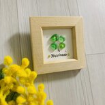 ミニシーグラスアート インテリア雑貨 四葉のクローバー 壁掛け 置物 北欧ガラス細工 贈り物 プレゼント