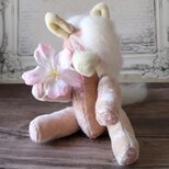 こぎん刺しの動物ぬいぐるみ・馬「桜」