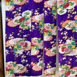 着物素材リメイク暖簾、横〜80–丈〜104!