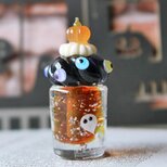 ガラスのミニチュア　ハロウィンパフェ 　★ガラスのミニチュア洋菓子店★