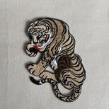 刺繍ワッペン■伊藤若冲■虎図■浮世絵