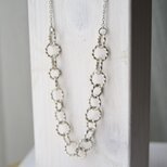 ネジリング　silverネックレス