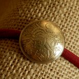 ＃H20 Old Japan Coin Hair Elastic
