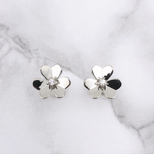 幸せのクローバー【高品質！送料無料！当日発送】シルバー　ピアス