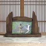 流木フォトスタンド　写真額　写真立て　木の額　　流木アート　木のインテリア　ナチュラルアート　１０８