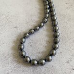Pearls Necklaces グレーバロックパール 44cm（アクリルバロックパール）