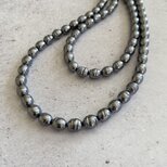 Pearls Necklaces グレーバロックパールオペラロングネックレス 85cm（アクリルバロックパール）