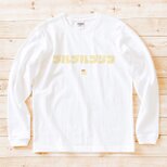 長袖Tシャツ『プルプルプリン』男女兼用 ロンT 文字T スイーツ ホワイト