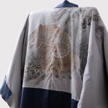 昭和後期 男性用羽織 ワシ柄羽裏 ジャパンヴィンテージ 和装ジャケット