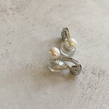ソフトタッチ痛みなくしっかりとホールドのイヤリング！Basic Pearls Earrings　磨きパール6ｍｍ