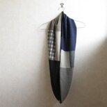 ウールガーゼのスヌード　パッチワーク 6