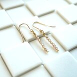天然ジルコンのスティックピアス