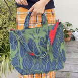 ショルダートート 「カンナ」希望_グリーン