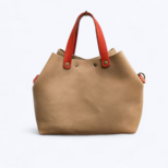 2wayトートバッグ(Sサイズ) 姫路レザー グレージュ【OR3019S】