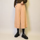新作❤︎1点物ウール混裏地つき大人かわいいキュロットパンツ25048BGF