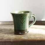 いっちんマグカップ（織部）