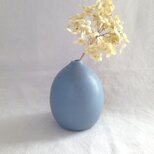 一輪挿し(ブルーグレーマット)