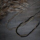 necklace Brass & Vintage Beads