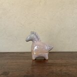 萩焼　干支　馬の香合