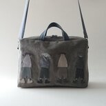 annco corduroy 2way bag [gray]