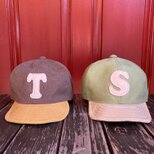 『特別ご注文品』アルファベットキャップ　帆布シリーズ　『T』『S』２点セット