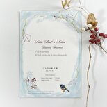 ことりのお手紙　ジョウビタキ