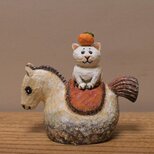 干支の午、お供え餅ねこ付き