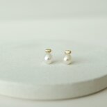 パールとゴールドのピアス K10